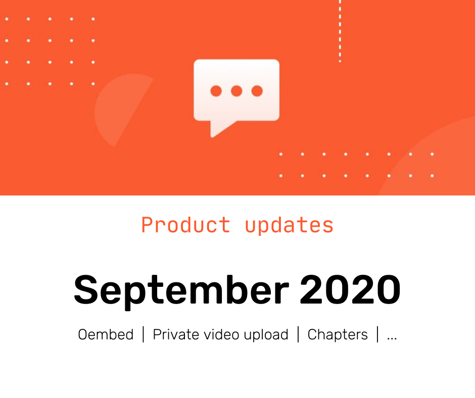 New release and features: September 2020