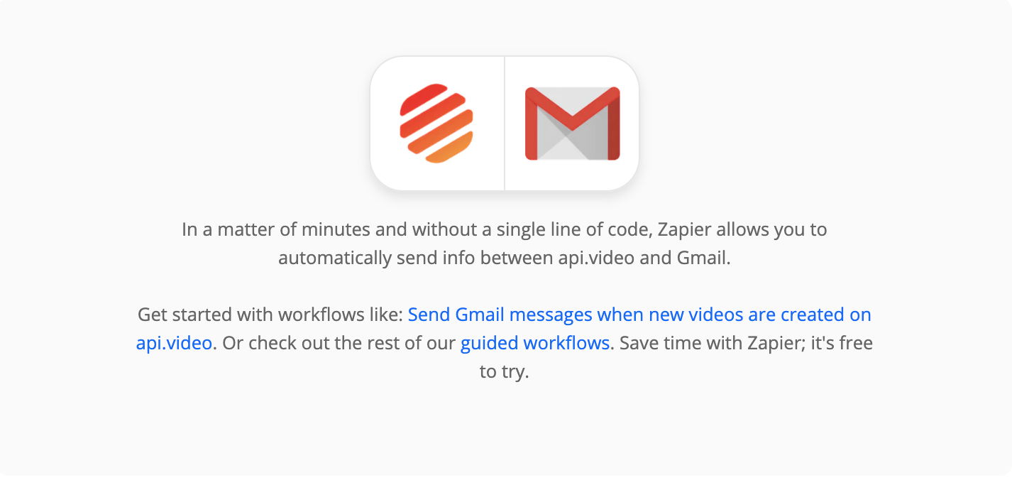 Get Notified By Gmail When a New Video is Available (Zapier)