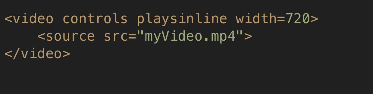 The code behind the magic: the <video> tag