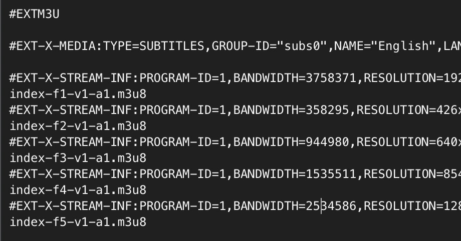 Sample manifest file