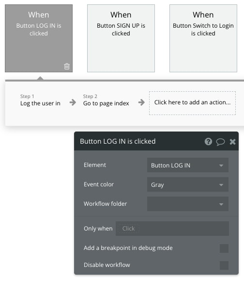 workflow login