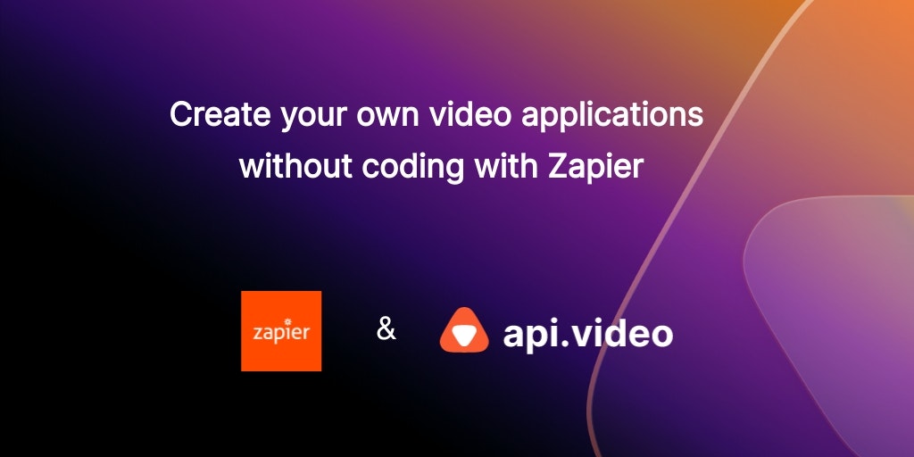 Create video integrations without coding - So easy it's a Zap!