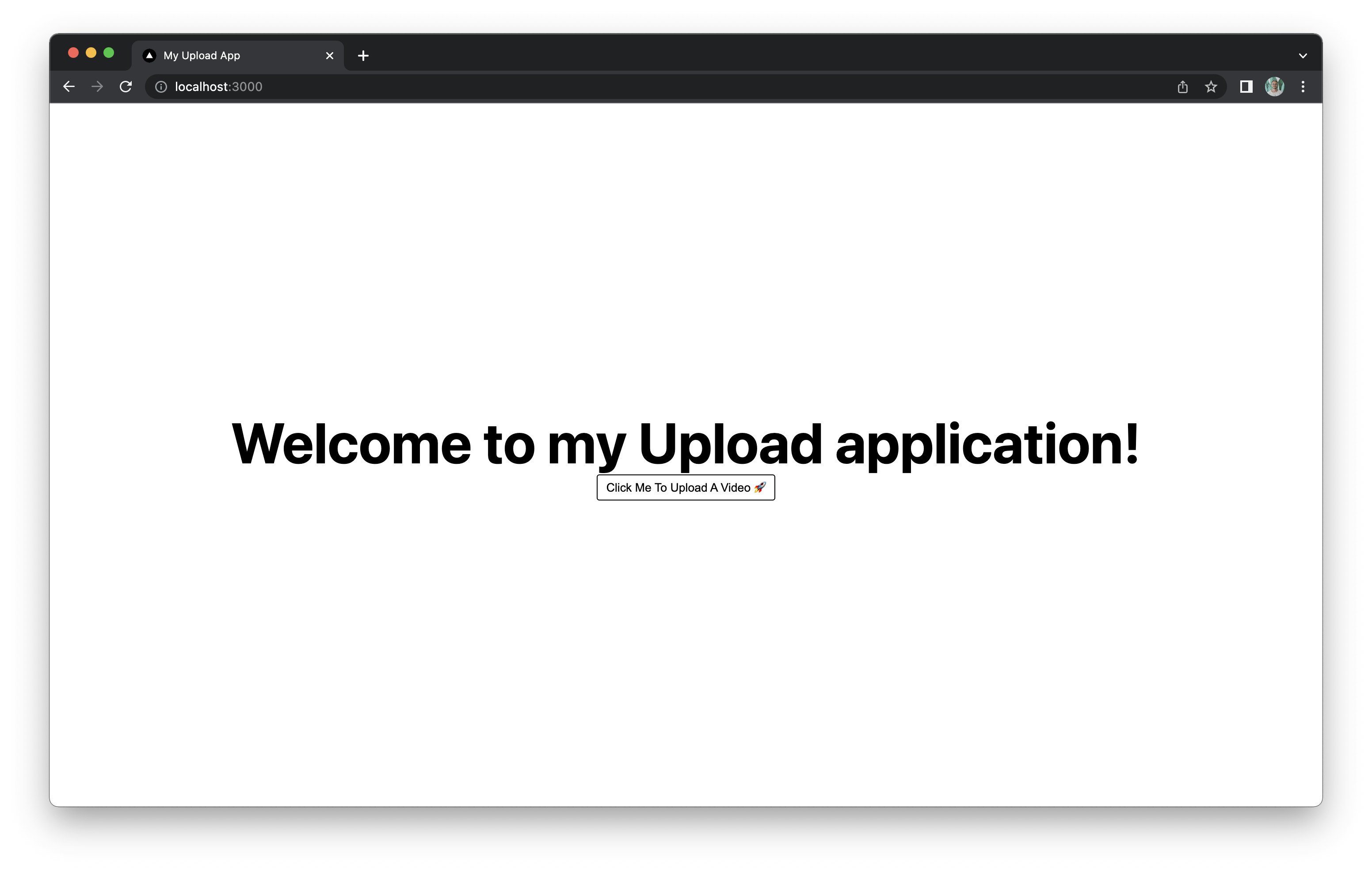 The upload application