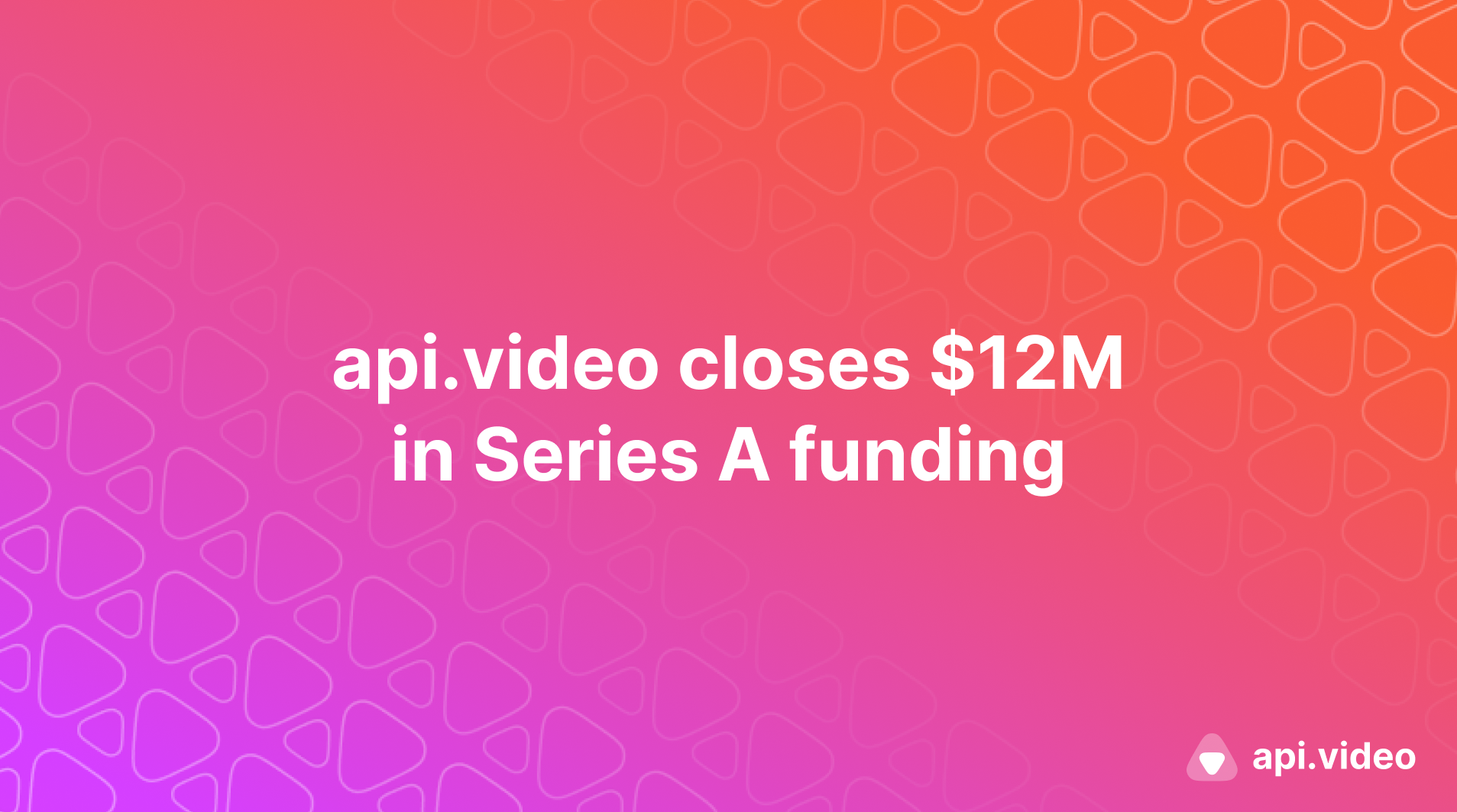 We raised $12M to let you join our video first world