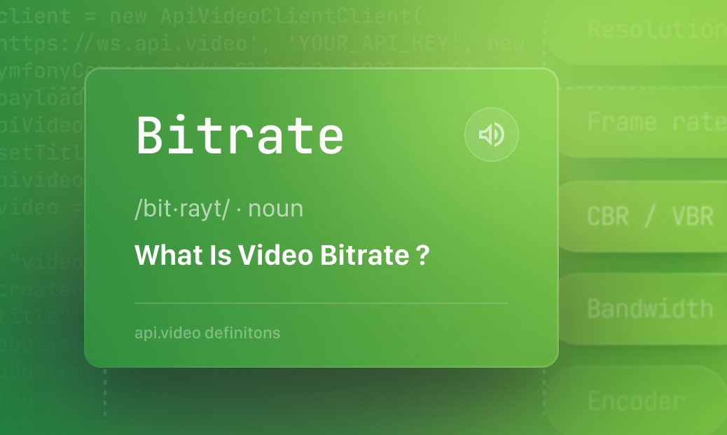 video bitrate
