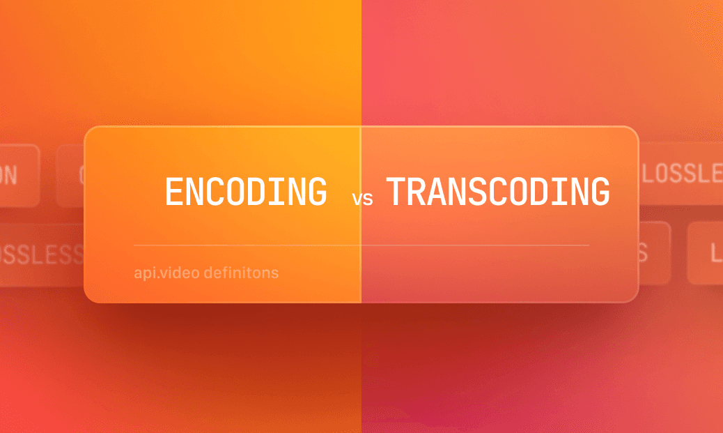 Encoding vs transcoding