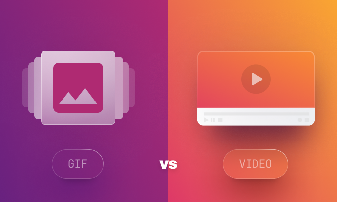 difference between a GIF and a video