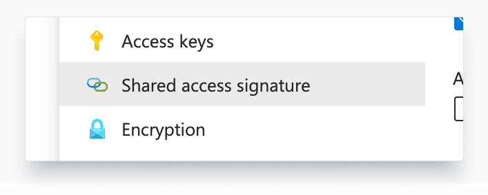 Azure Media Services Shared Access Signature