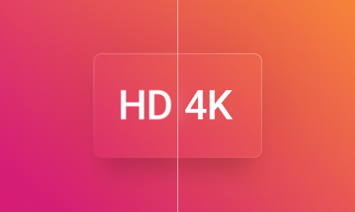 What is the 4K resolution and how is it different from HD?