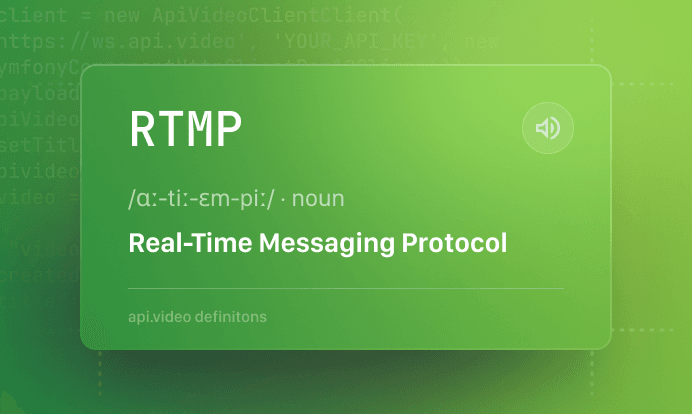 What is RTMP and why do we use it for live streaming?