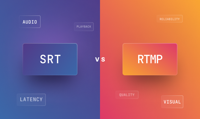 SRT vs RTMP for live streaming