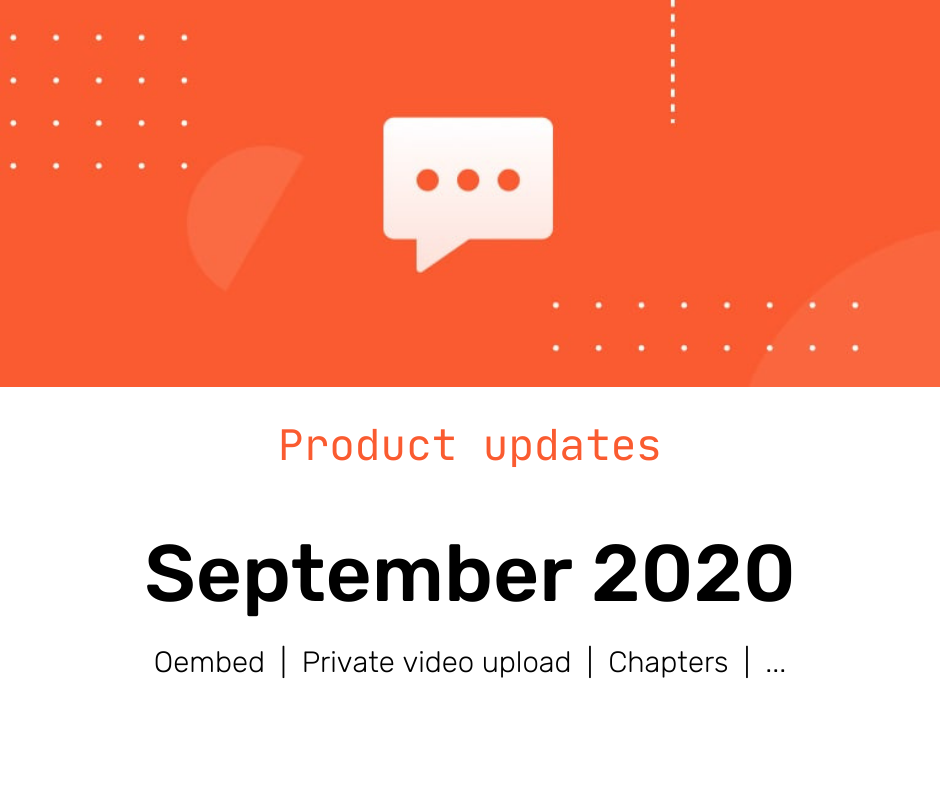 Product updates from September 2020