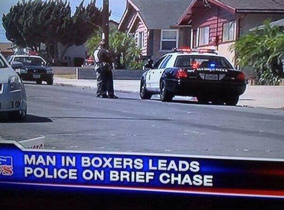 a sample chyron from a new story (with a pun on underwear).
