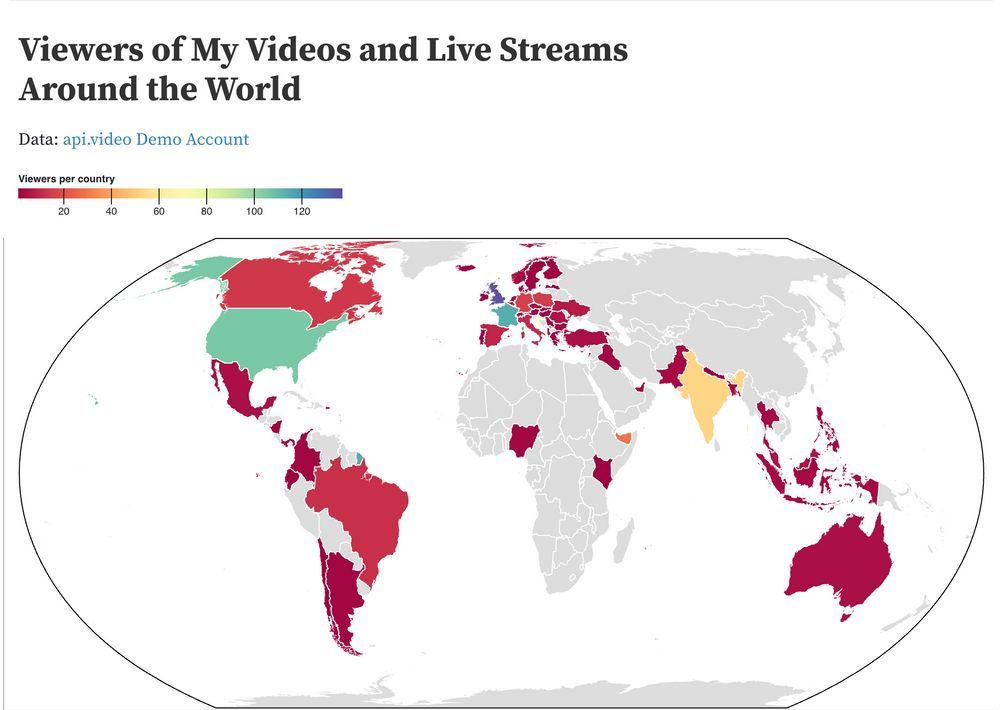 choropleth, apivide, api.video, data analytics