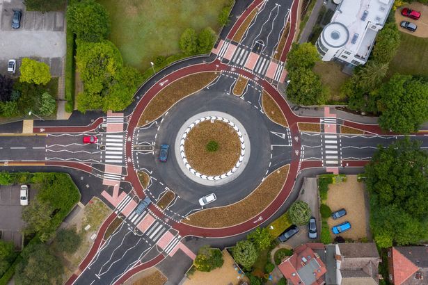  A giant roundabout for cars.