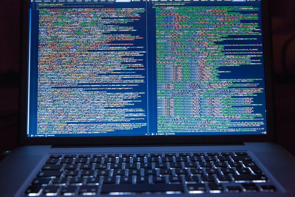 <a href="https://www.pexels.com/photo/black-laptop-computer-turned-on-showing-computer-codes-177598/">Photo by Markus Spiske from Pexels</a>