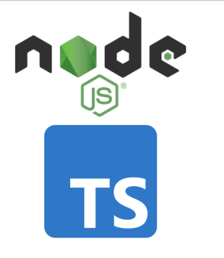 NodeJS and Typescript logos